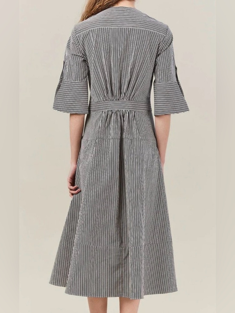 Like New Palmer//Harding Classic April seersucker midi dress. Beautiful style - Picture 4 of 9